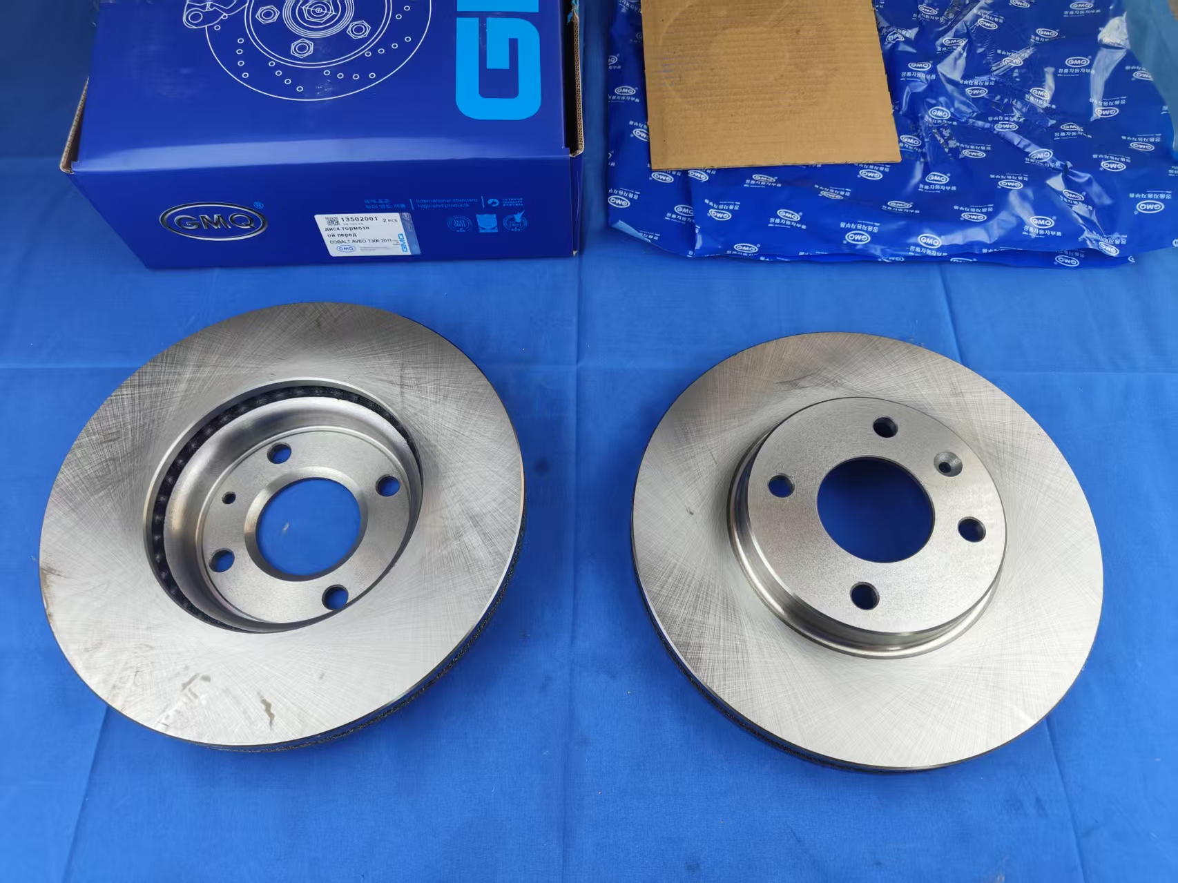 GMQ Brake Disc OEM 13502001 for CHEVROLET COBALT / AVEO / T300 2011-