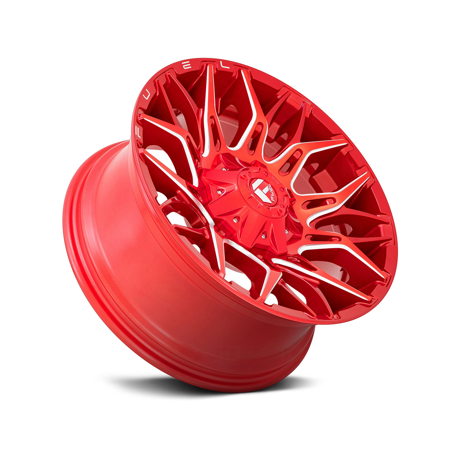 FUEL® - D771 TWITCH 1PC Candy Red with Milled Accents - 图片 3