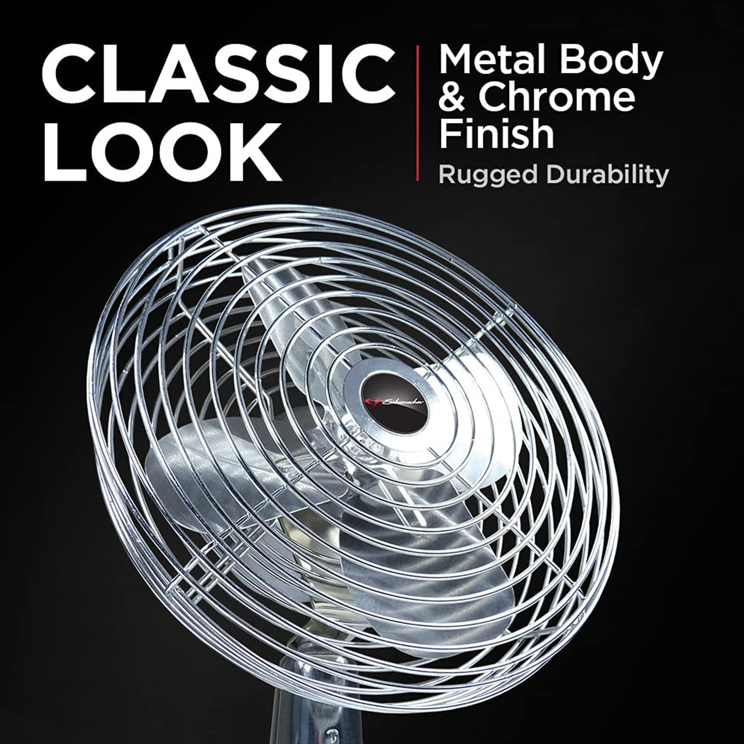 Schumacher 125 Chrome Fan 12V - 图片 3