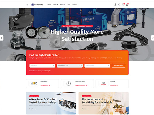 GMQ AutoParts Products Center Online