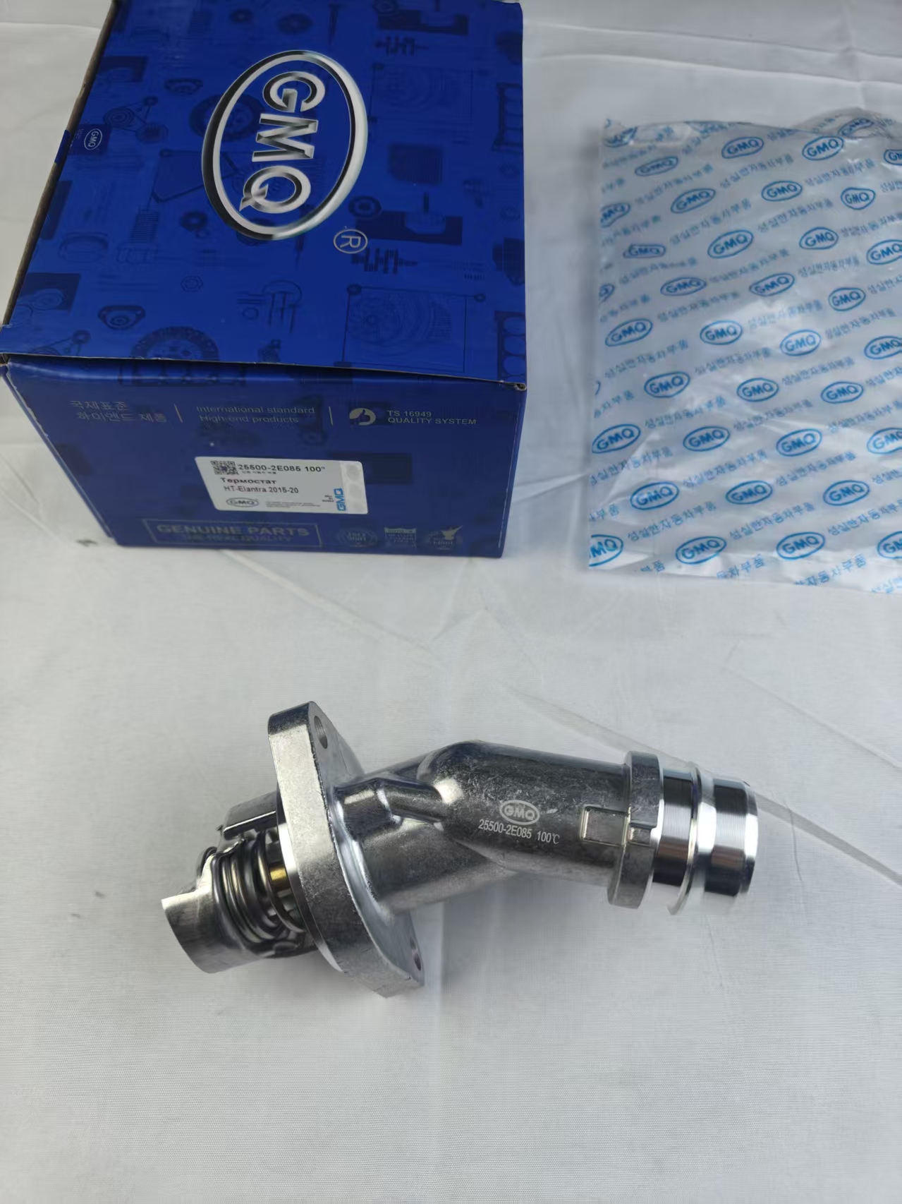 GMQ brand auto parts Hyundai new engine coolant thermostat assembly 25500-2E085 255002E085