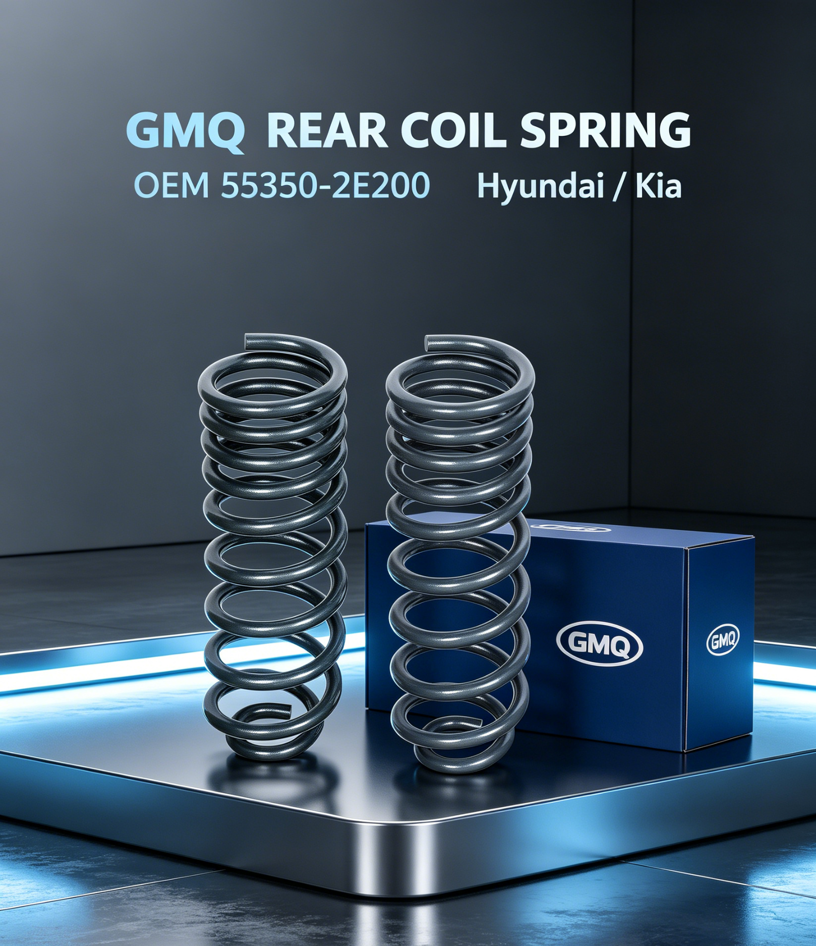 GMQ brand auto parts factory direct sales 55350-2E200 Suspension Coil Spring for Hyundai Sonata