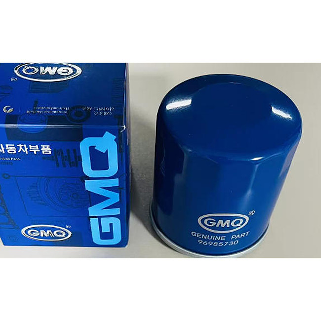 GMQ brand auto parts factory direct sales 96985730 Oil Filter for CHEVROLET AVEO / COBALT / NEXIA / SPARK / MONZA / GENTRA / DAEWOO NEXIA / GENTRA / OPEL MONZA