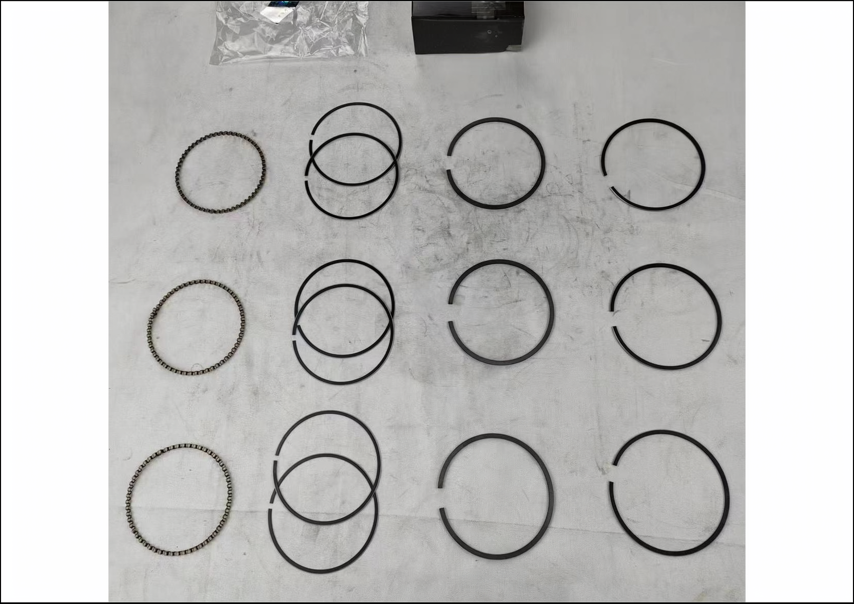 GMQ Auto Parts 68.75 1.2+1.5+2.8 Piston Ring Set Auto Spare Parts for DAEWOO TICO