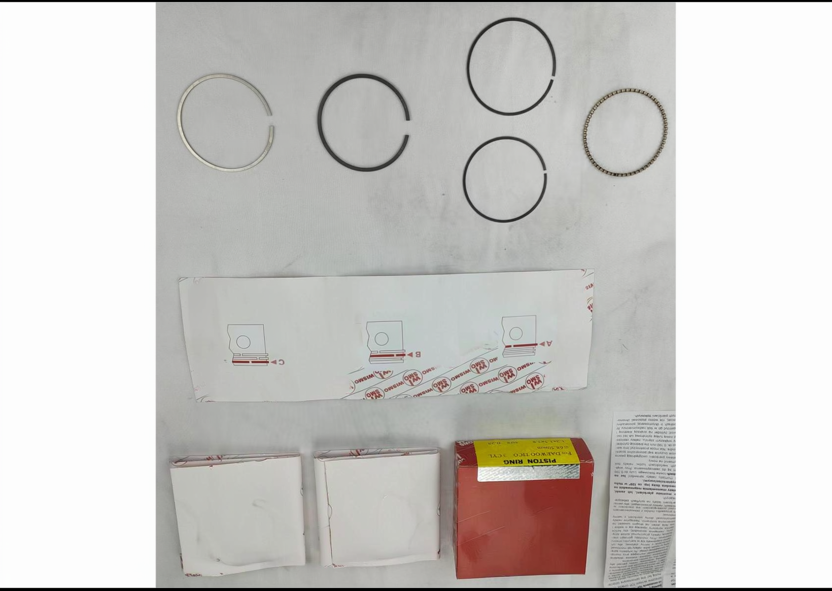 GMQ Auto Parts 68.5+1.2+1.5+2.8_2 Piston Ring Set Auto Spare Parts for DAEWOO TICO