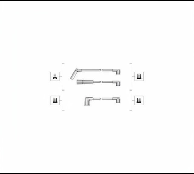 GMQ Auto Parts 33700A78B03-000 Ignition Cable Set (Spark Plug Wires) Auto Spare Parts for DAEWOO TICO