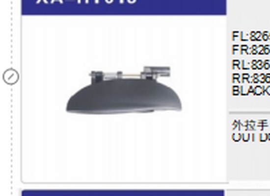 GMQ Auto Parts 82650-02000 Door Handle Auto Spare Parts for Hyundai Kia ATOS 1997