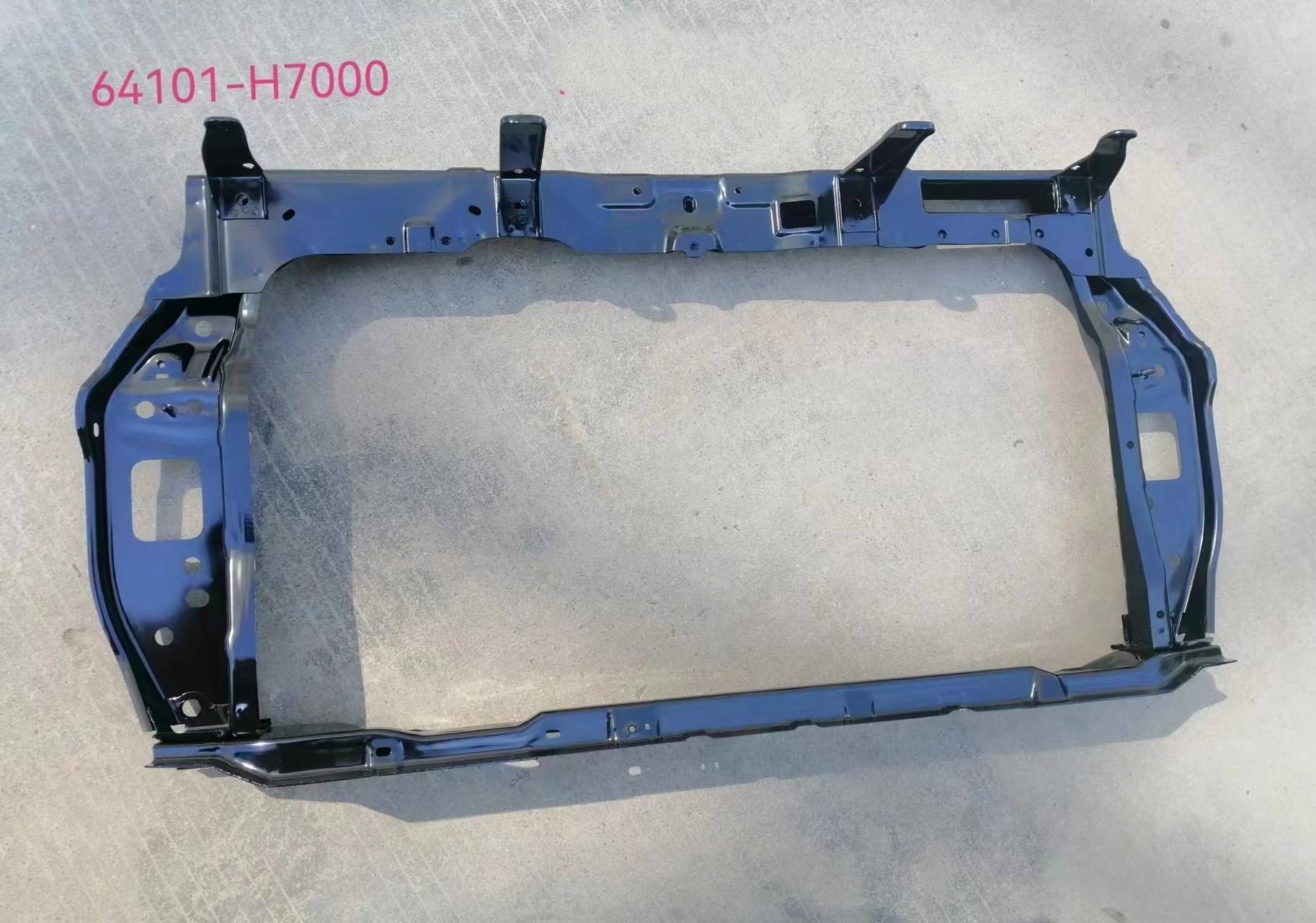 GMQ Auto Parts 64101-H7010 Bumper Reinforcement Auto Spare Parts for Hyundai Kia 2018 PEGAS WATER TANK FRAME