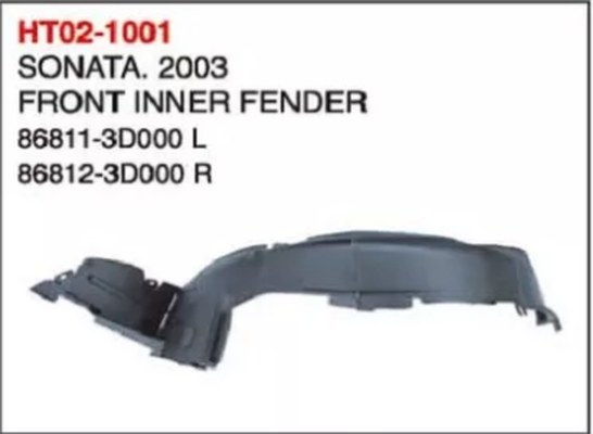 GMQ Auto Parts 86811-12-3D000CH Bumper Reinforcement Auto Spare Parts for Hyundai Kia SONATA.,2003
