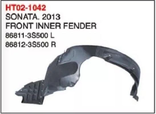 GMQ Auto Parts 86811-12-3S500CH Bumper Reinforcement Auto Spare Parts for Hyundai Kia SONATA.YF,2014
