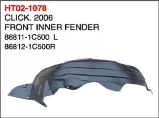 GMQ Auto Parts 86811-12-1C500CH Bumper Reinforcement Auto Spare Parts for Hyundai Kia CLICK,2006