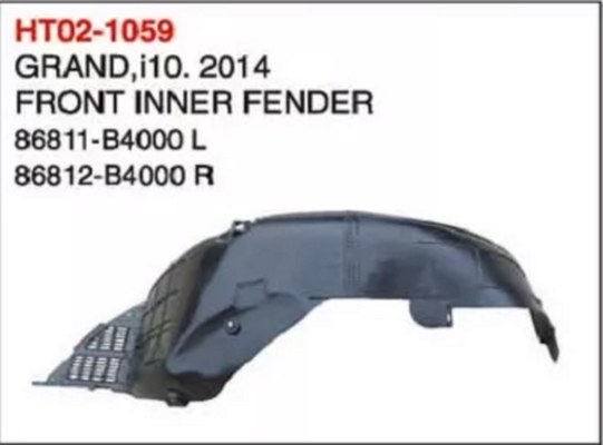 GMQ Auto Parts 86811-12-B4000CH Bumper Reinforcement Auto Spare Parts for Hyundai Kia GRAND I10,2014