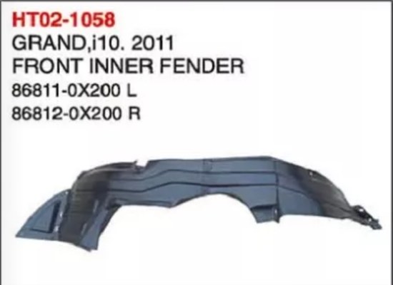 GMQ Auto Parts 86811-12-0X200CH Bumper Reinforcement Auto Spare Parts for Hyundai Kia I10,2011