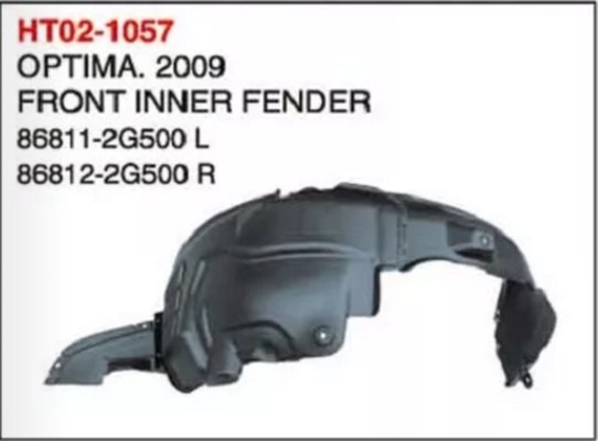 GMQ Auto Parts 86811-12-2G500CH Bumper Reinforcement Auto Spare Parts for Hyundai Kia OPTIMA,2009