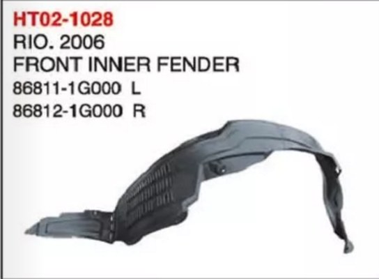 GMQ Auto Parts 86811-12-1G000CH Bumper Reinforcement Auto Spare Parts for Hyundai Kia RIO,2006