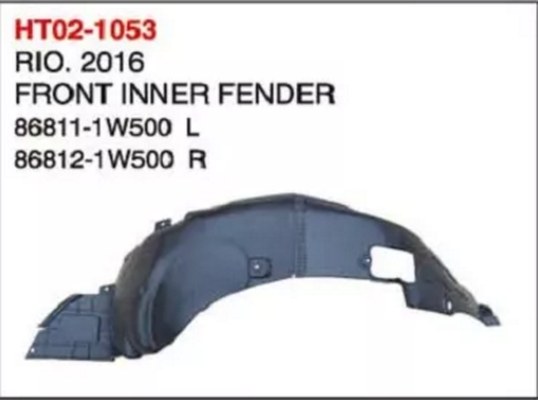 GMQ Auto Parts 86811-12-1W500CH Bumper Reinforcement Auto Spare Parts for Hyundai Kia RIO,2016