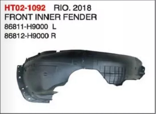GMQ Auto Parts 86811-12-H9000CH Bumper Reinforcement Auto Spare Parts for Hyundai Kia RIO,2018