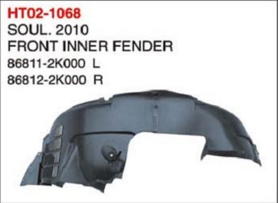 GMQ Auto Parts 86811-12-2K010CH Bumper Reinforcement Auto Spare Parts for Hyundai Kia SOUL,2010
