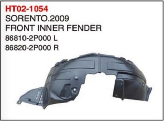 GMQ Auto Parts 86810-20-2P000CH Bumper Reinforcement Auto Spare Parts for Hyundai Kia SORENTO,2009