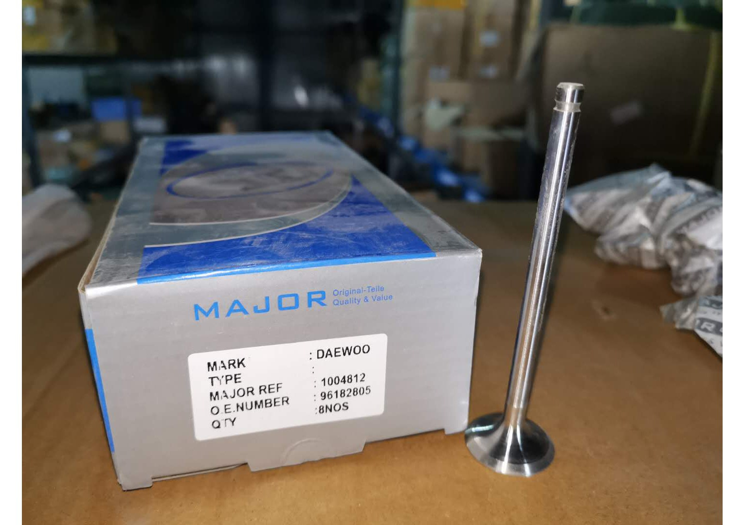 GMQ Auto Parts Exhaust Valve Auto Spare Parts for DAEWOO NEXIA