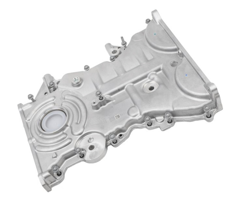 GMQ Auto Parts 12688813 Engine Front Cover with Crankshaft Oil Seal Timing Cover Front Cover Oil Seal for Chevrolet Equi