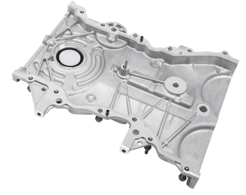 GMQ Auto Parts 12688813 Engine Front Cover with Crankshaft Oil Seal Timing Cover Front Cover Oil Seal for Chevrolet Equi