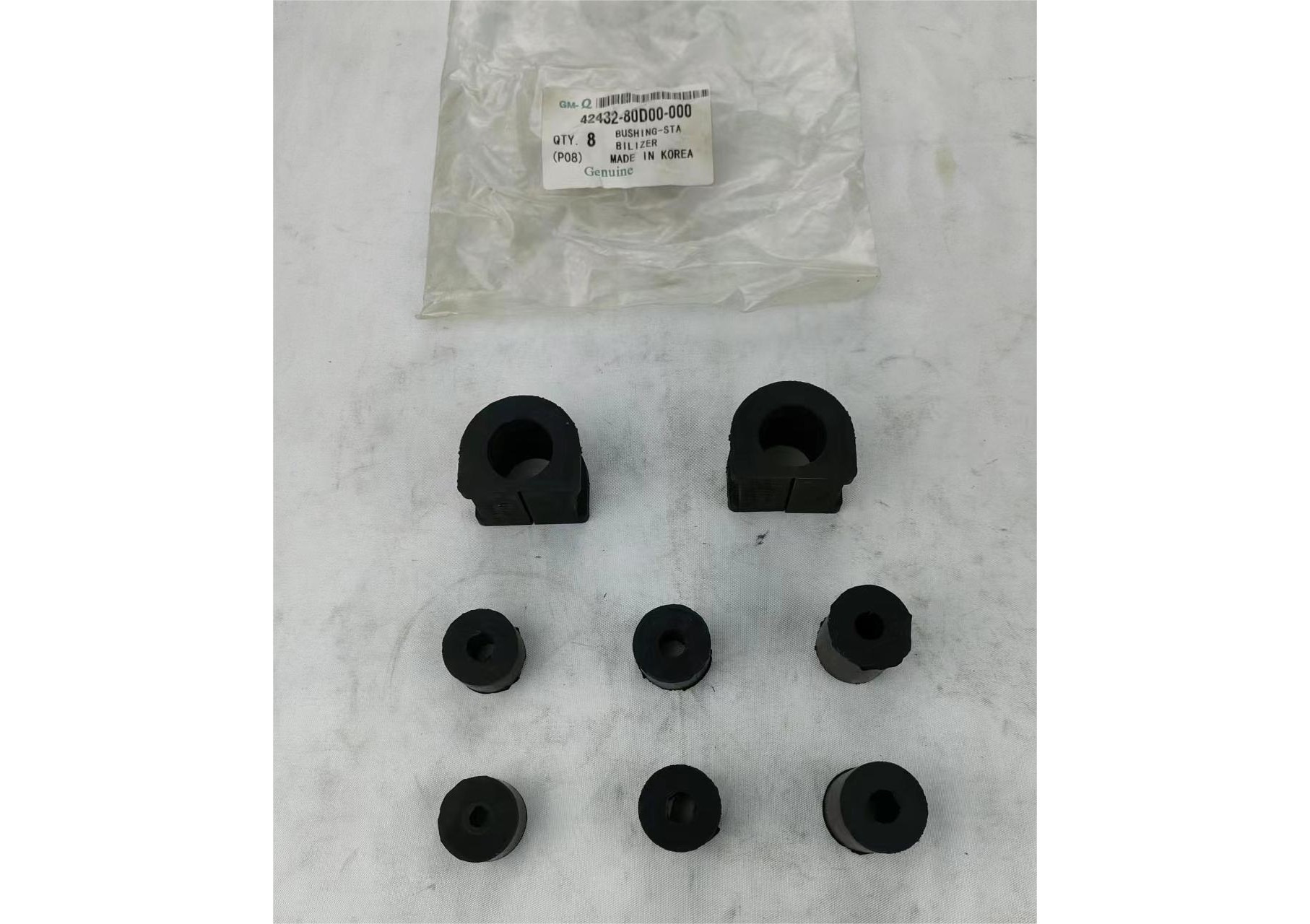 GMQ Auto Parts 42432-80D00_2 Stabilizer Bar Bushing Kit Auto Spare Parts for DAEWOO DAMAS