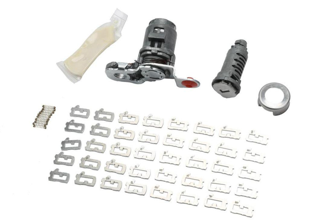 GMQ Auto Parts 13590041 Front Door Lock Cylinder Kit Door Lock Barrel Lock Cylinder for Chevrolet Equinox 2018-2024