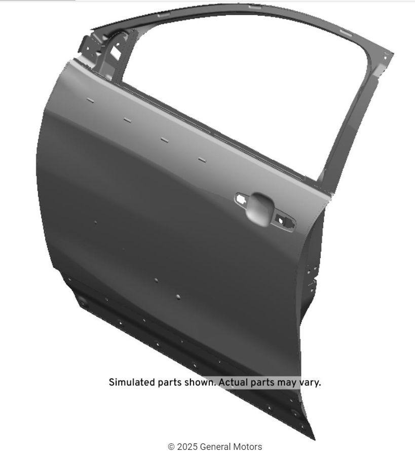 GMQ Auto Parts 84606437 Front Door (Left) Front Door Shell Door Panel for Chevrolet Equinox 2018-2021