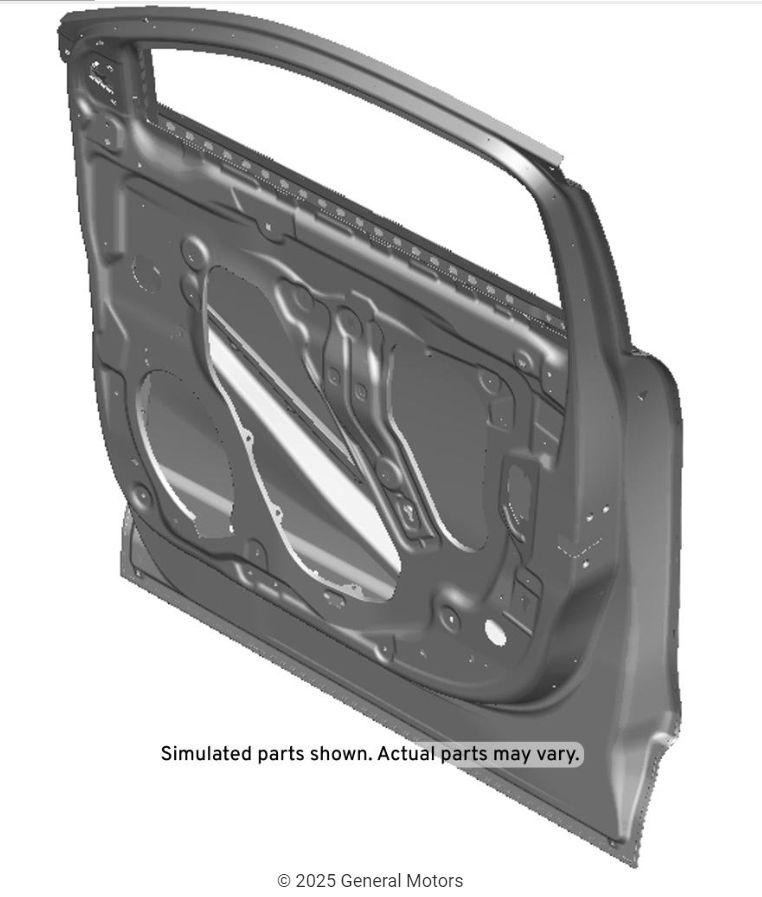 GMQ Auto Parts 84606438 Front Door (Right) Front Door Shell Door Panel for Chevrolet Equinox 2018-2021