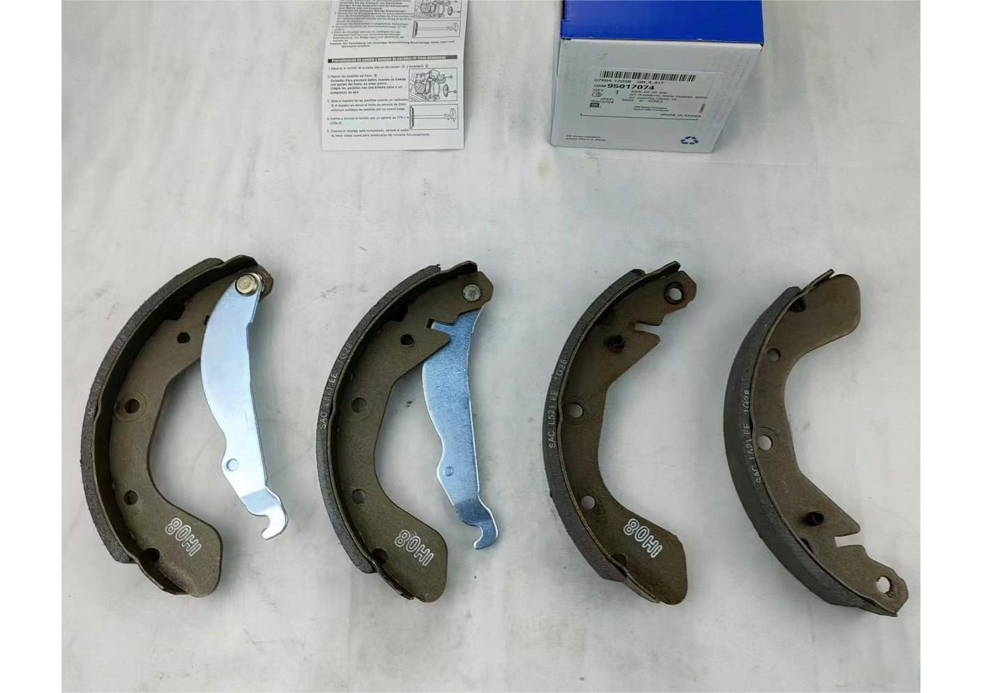 GMQ Auto Parts Rear Brake Shoes Auto Spare Parts for DAEWOO DAMAS