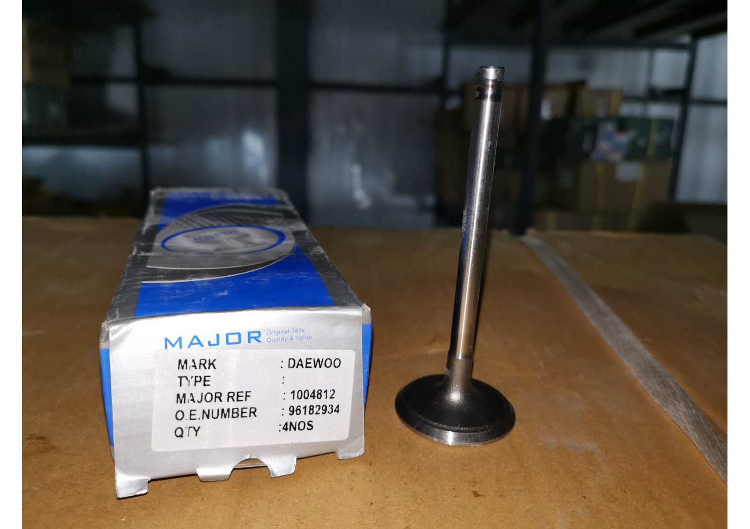 GMQ Auto Parts Intake Valve Auto Spare Parts for DAEWOO LANOS NEXIA